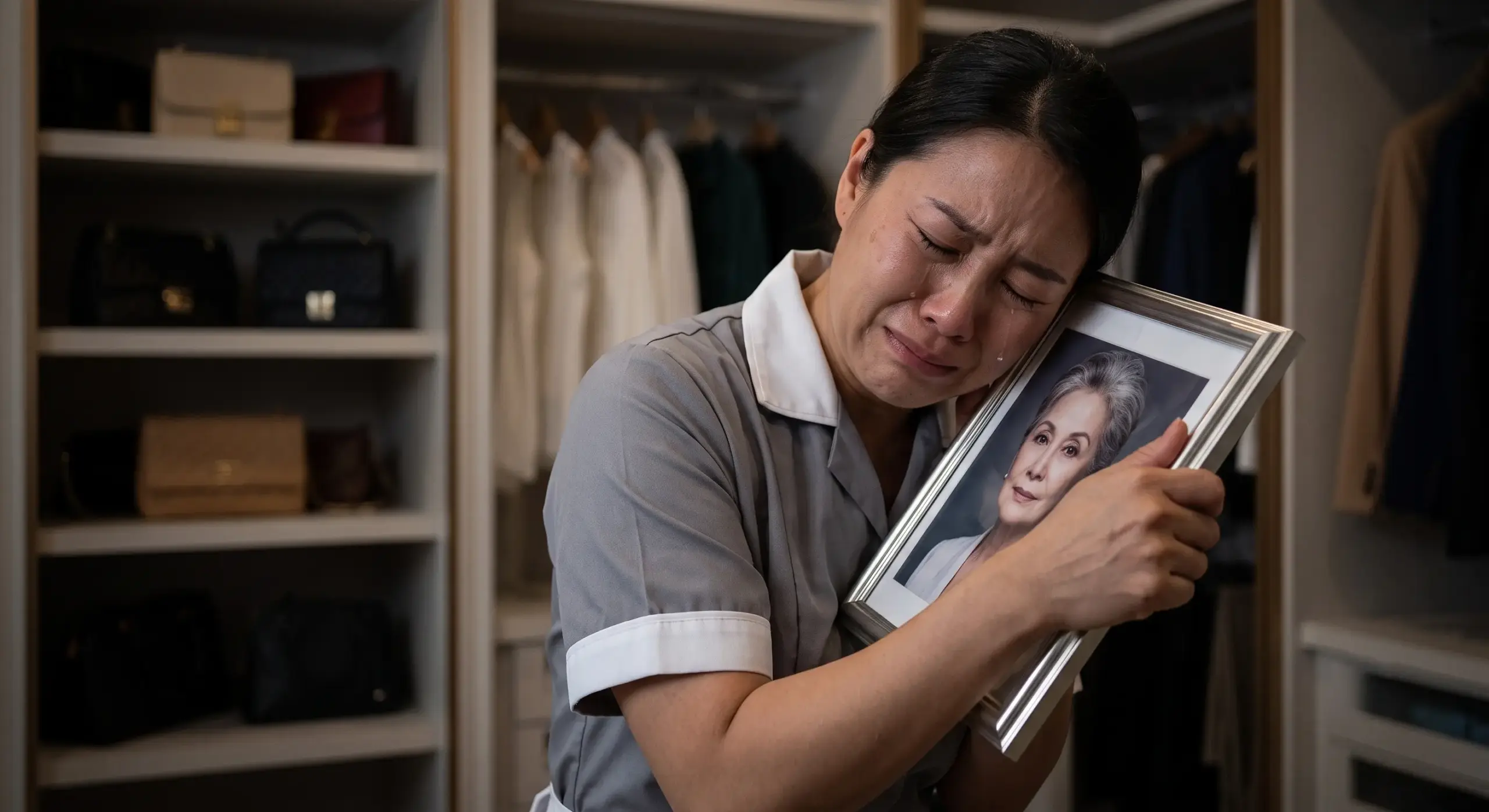 Maid Kept Slipping Into the Walk-In Closet Every Day. When the Homeowner Saw the Camera Footage, She Burst Into Tears.