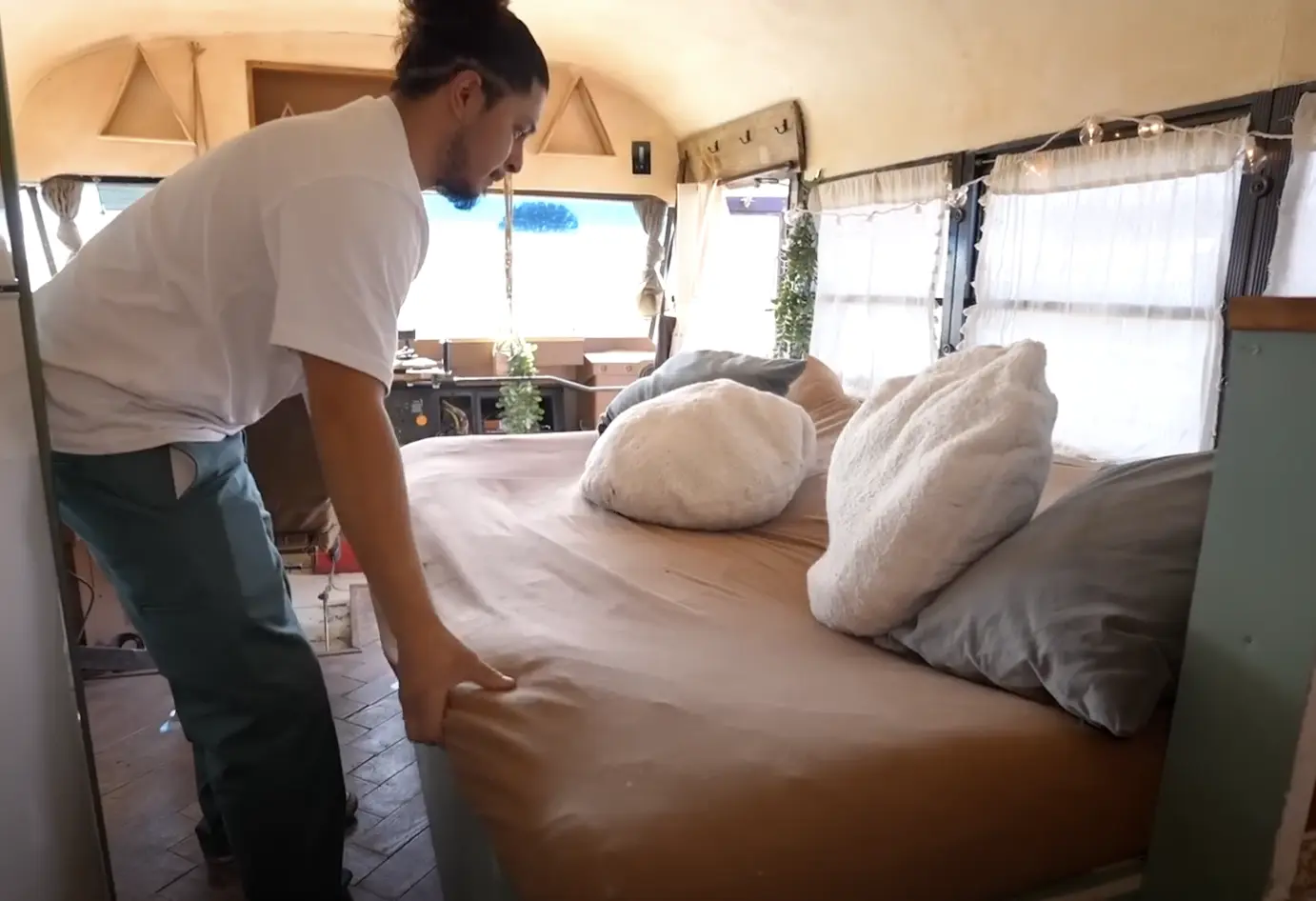 This Couple Transformed Their Skoolie into a Stunning Adobe-Style Home, and You’ll Be Inspired to Hit the Road!