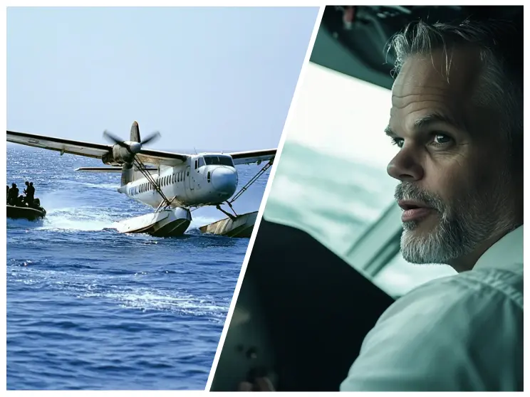 Seaplane Performs An Emergency Landing In The Ocean And Encounters Pirates – But What The Pilots Do To Survive Stuns Them All!