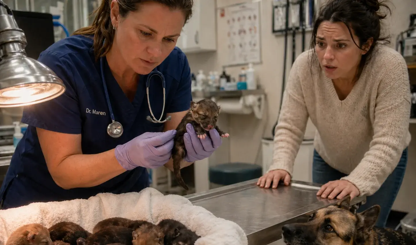 Dog Gives Birth to Puppies – When the Vet Sees Them, She Says "Those Aren't Puppies!”
