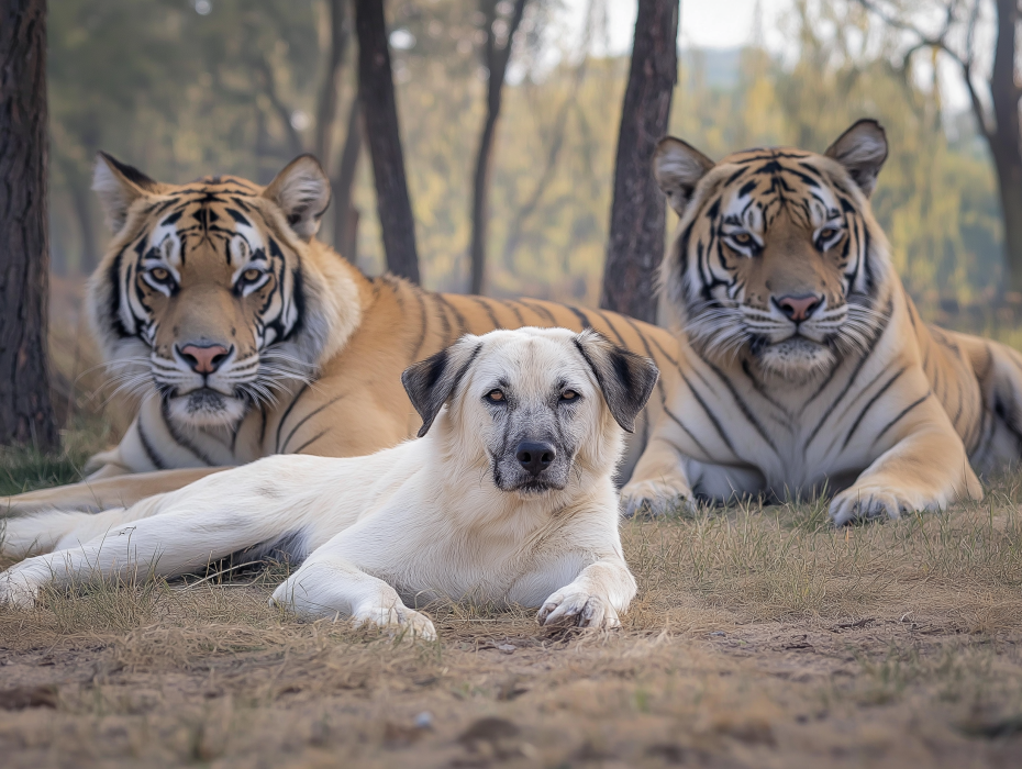 Dog Raises 3 Tiger Cubs – Years Later, Zookeeper Bursts Into Tears When Tiger Does The Unexpected