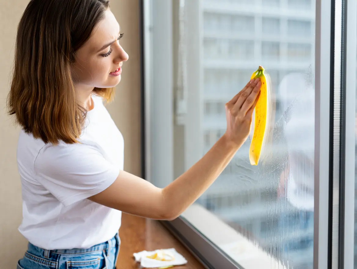 This Is the Reason Why You Should Clean Your Windows with a Banana Peel