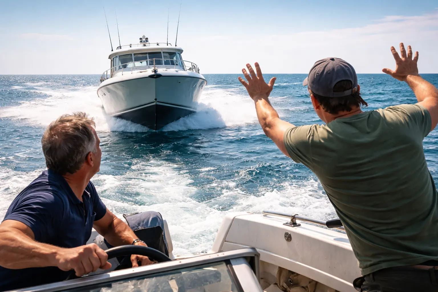 A Boat Almost Hit Them in the Middle of the Ocean — What They Found On Board Made Them Act Immediately