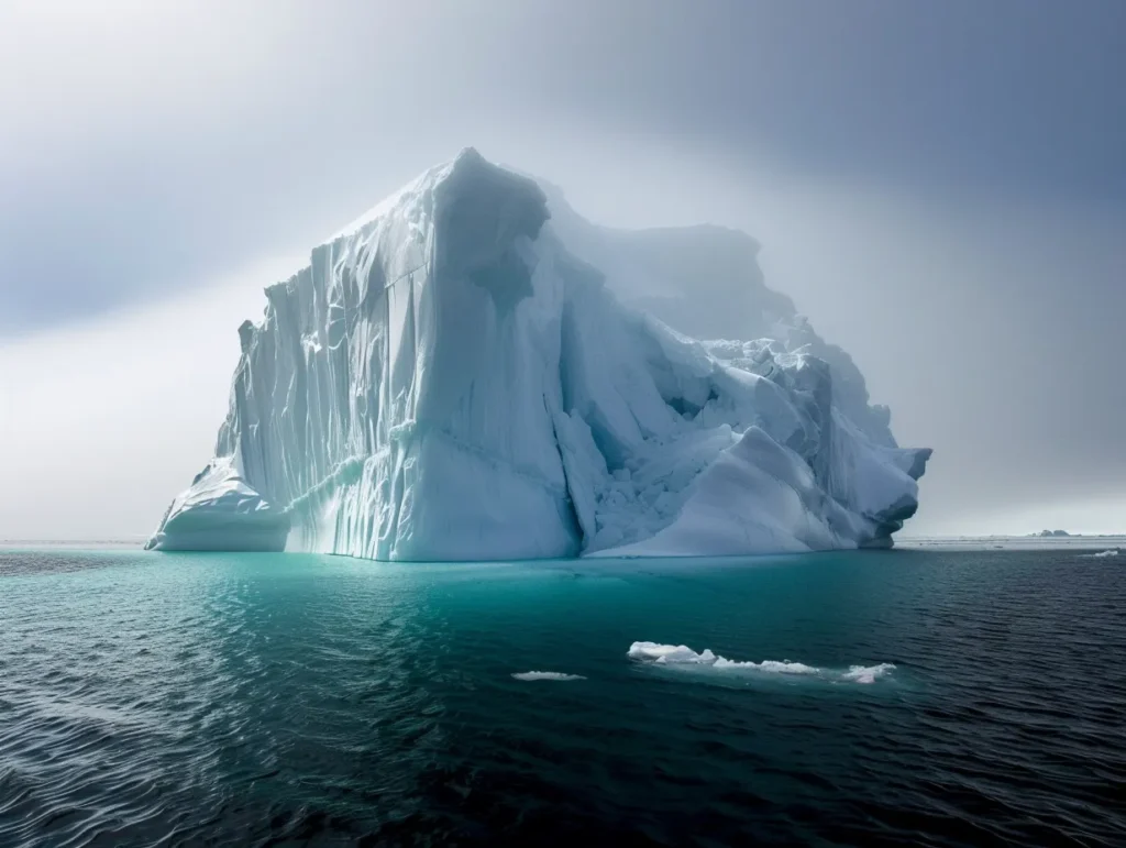 Iceberg Drifts Dangerously Close to Village – Locals Turn Pale When They See What’s on It