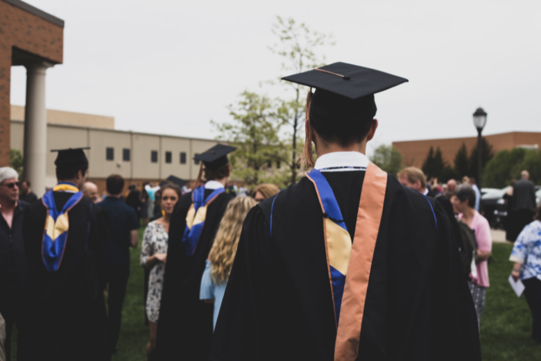 Remarkable: mother and son graduate college together