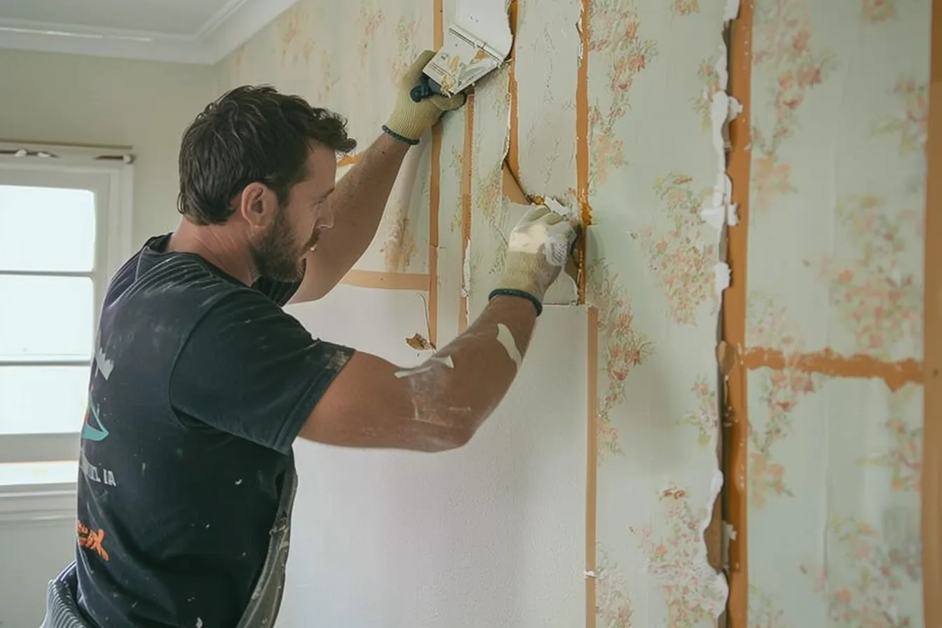 Removing old wallpaper? With this trick it won't take long at all! Super practical!
