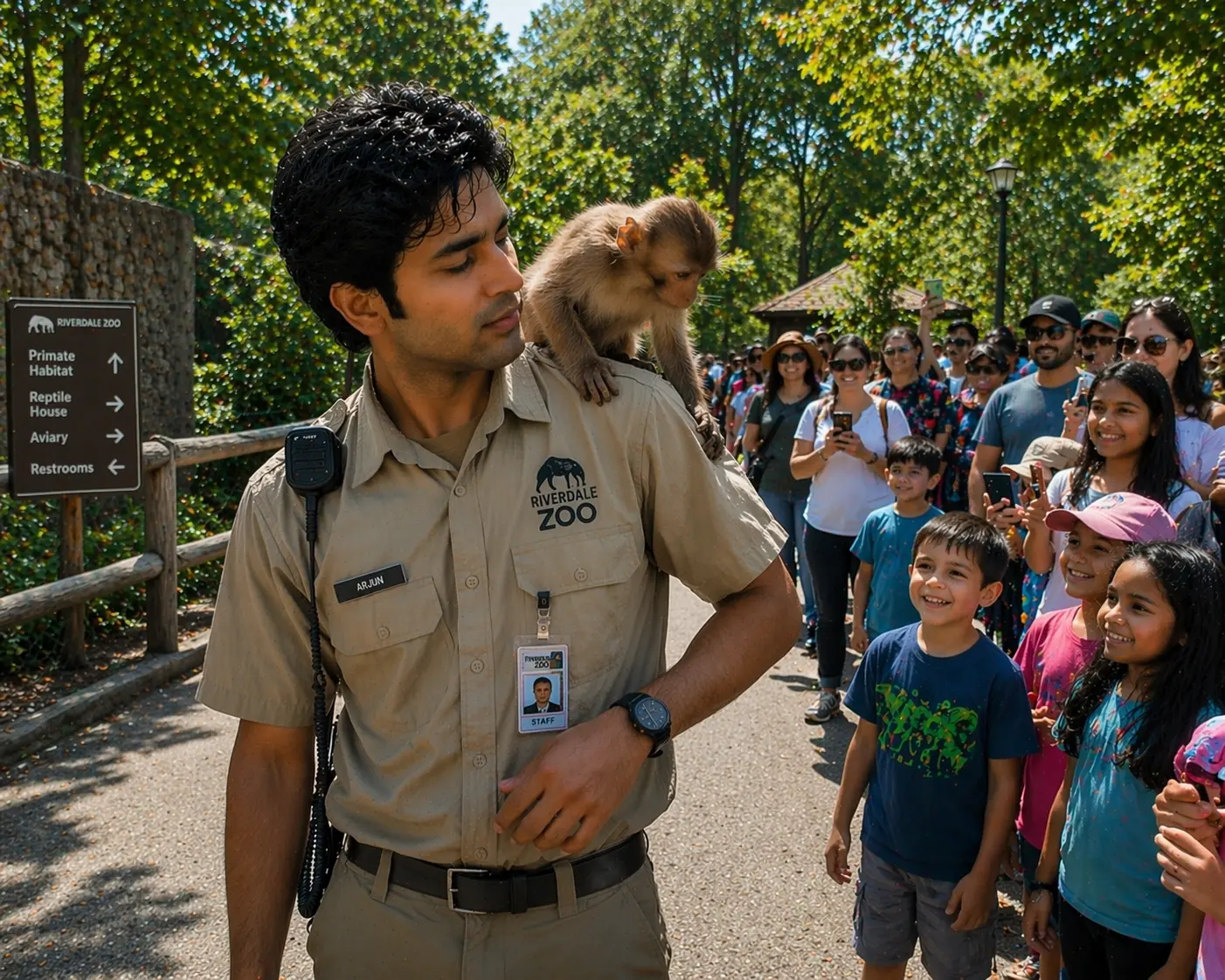 This Baby Monkey Fell Into a Lion Enclosure—What Happened Next Had Everyone Holding Their Breath