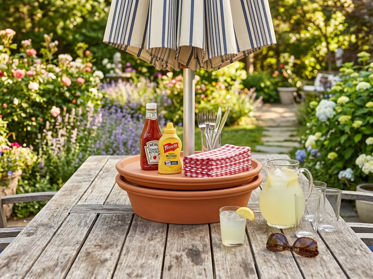 She Lays A Tarp Over Her Deck for This And Other Brilliant Summer Backyard Ideas!