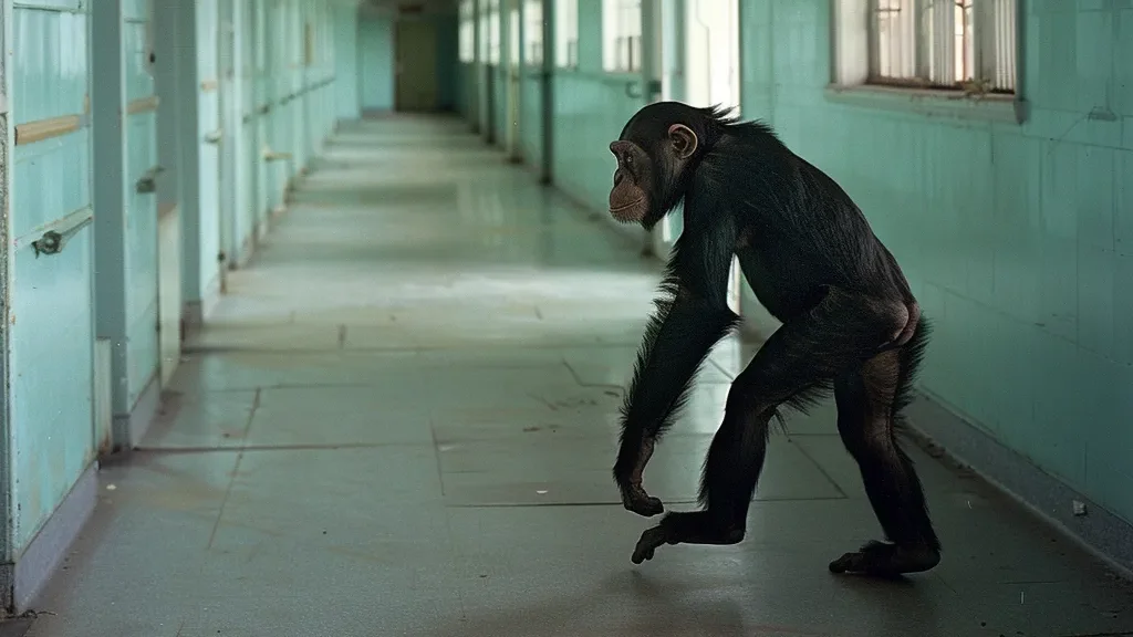 Chimp Breaks Into Hospital - Nurse Brought to Tears by What It Carries in Its Arms