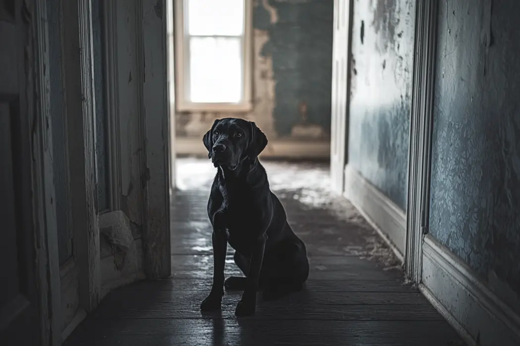 Dog Keeps Staring At Wall- Neighbour is Horrified by the Uncovered Truth