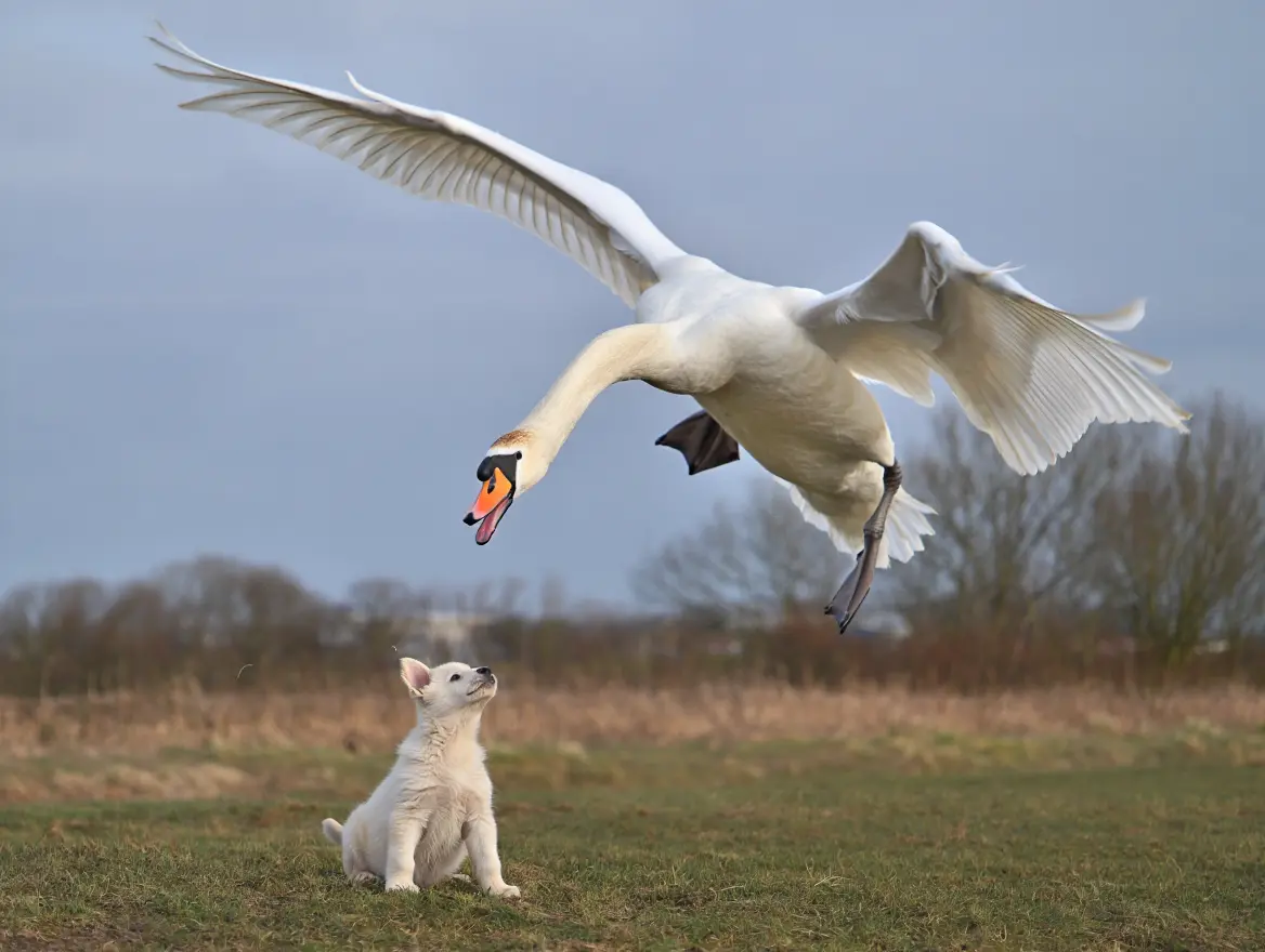 Swan Snatches Puppy from Yard – What the Neighbors Discover Will Blow Your Mind