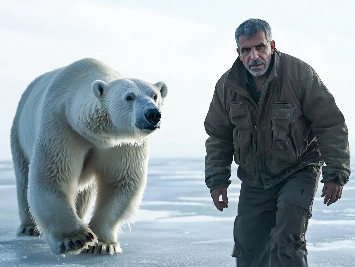 He Thought He Was Alone on the Ice—Until a Giant Polar Bear Appeared