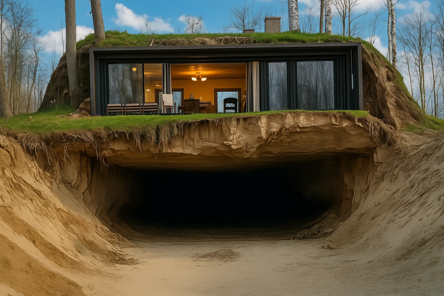 This Tunnel Under a House is More Than Just a Tunnel