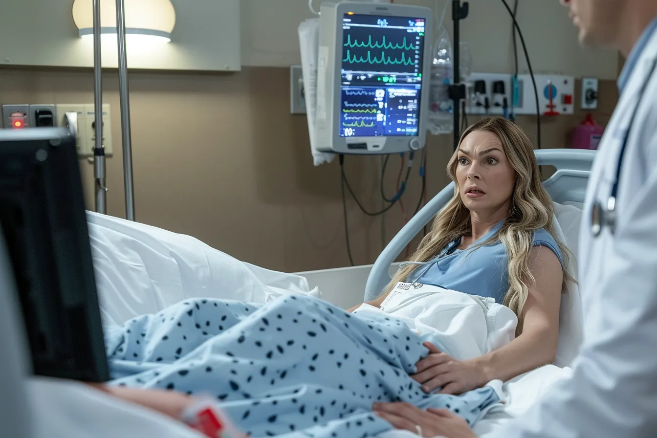 2 Weeks After Giving Birth To Triplets, Mom Felt Sick - When Doctor Sees Ultrasound He Says: "I'm Sorry"