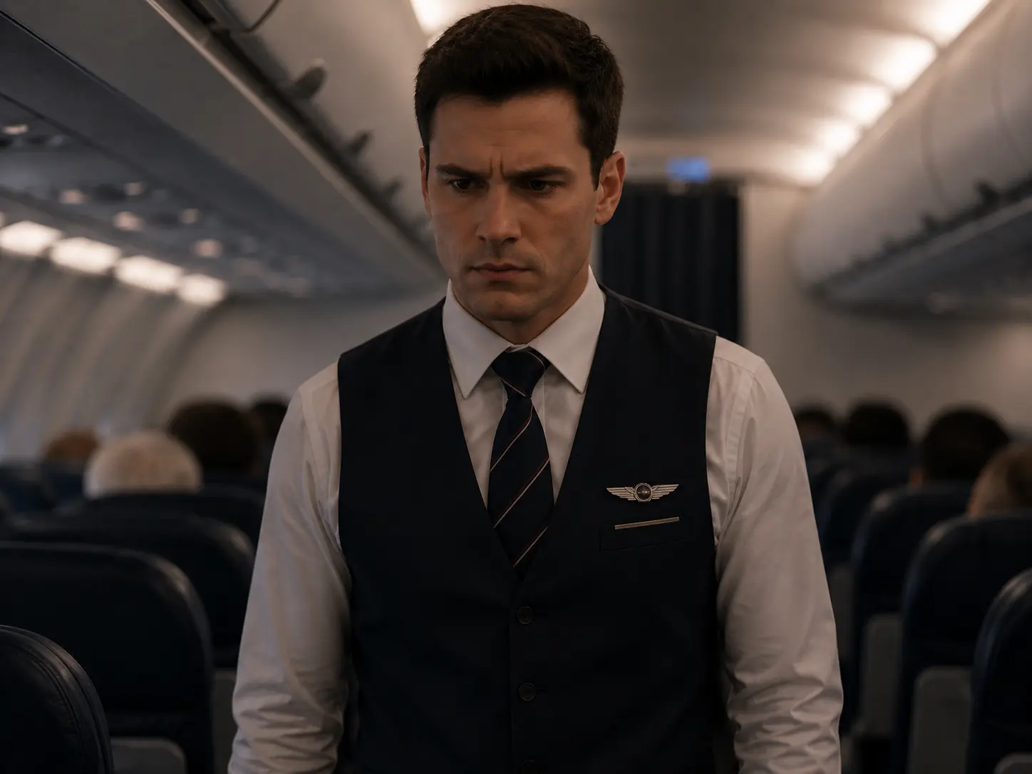 The Flight Attendant Kept Glaring at Me – Then She Slipped Me a Note That Made My Blood Run Cold 