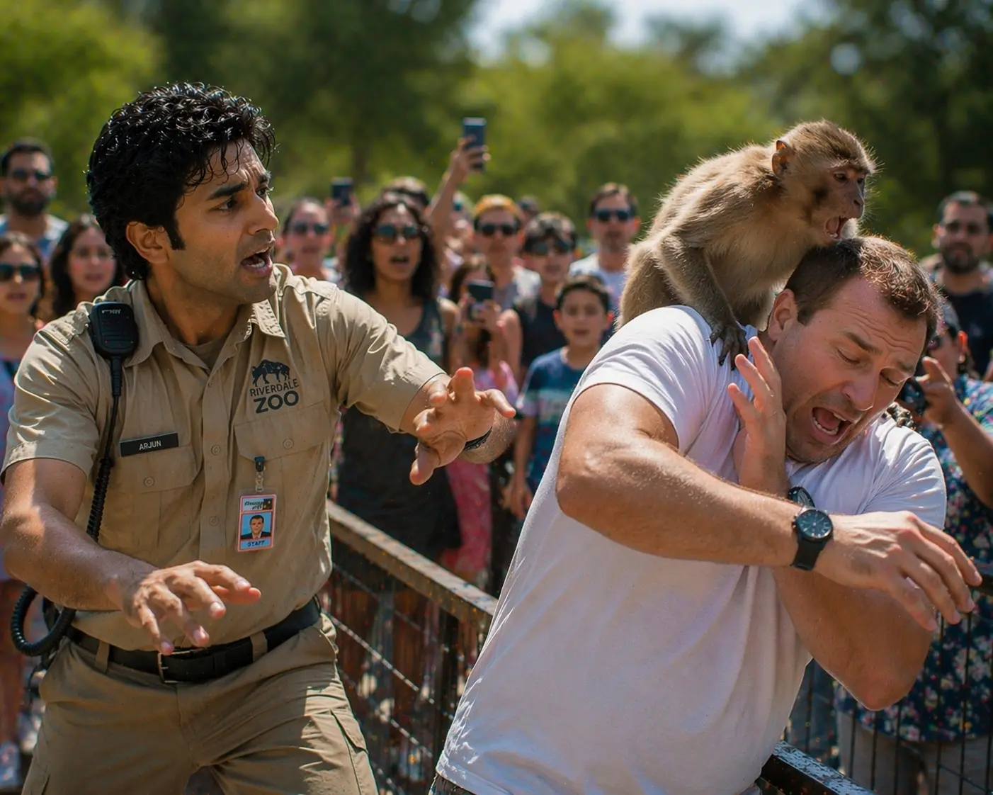 This Baby Monkey Fell Into a Lion Enclosure—What Happened Next Had Everyone Holding Their Breath