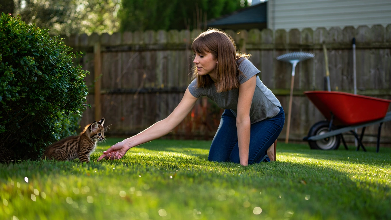 Kitten Found in Backyard Turns Out to Be Something Else Entirely