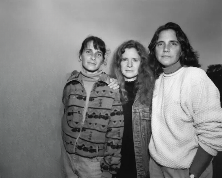 Identical triplets take the same birthday picture for 33 years