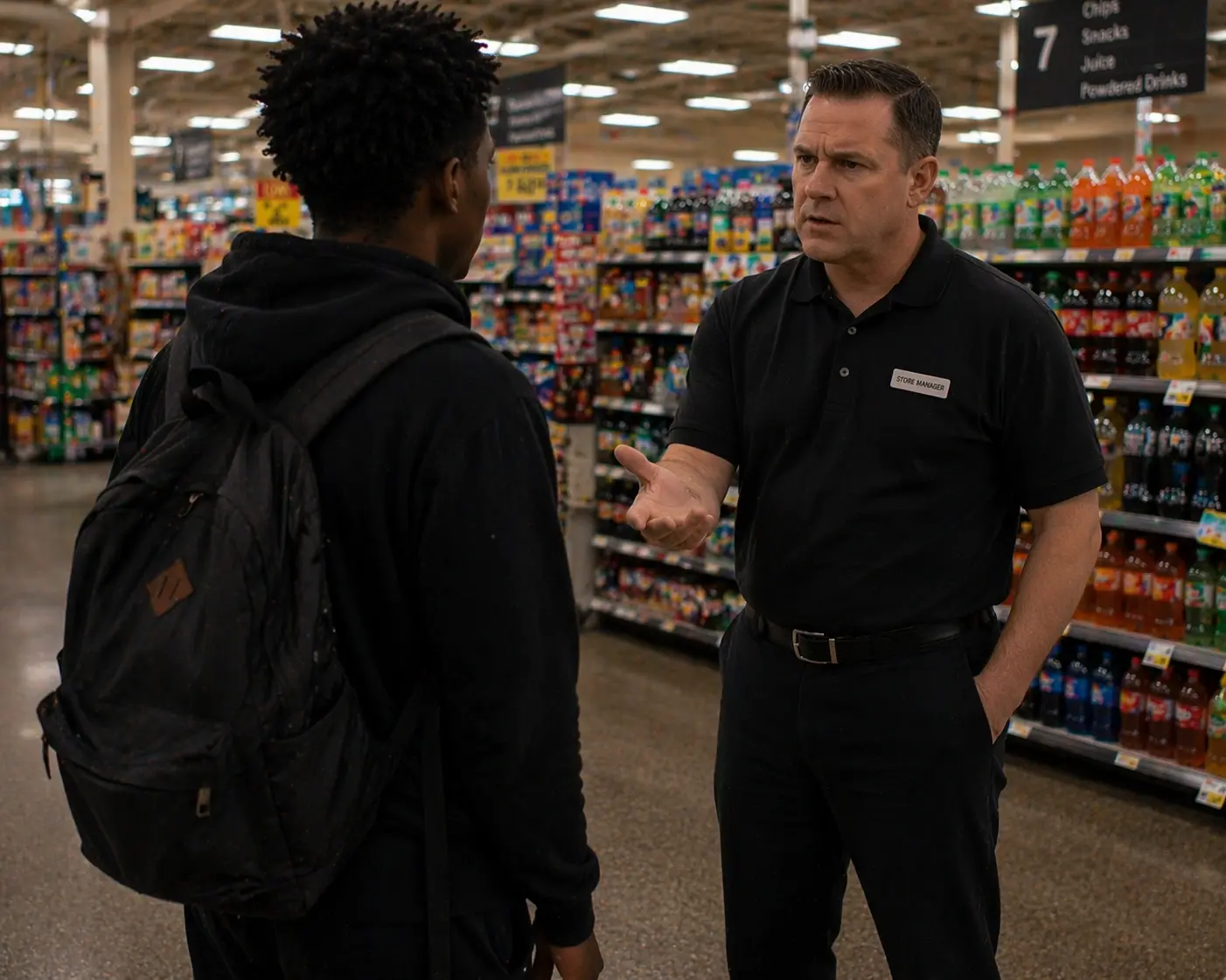 Teen Offers To Carry Groceries For Food, But Once He Heads Inside His World Starts Spiraling