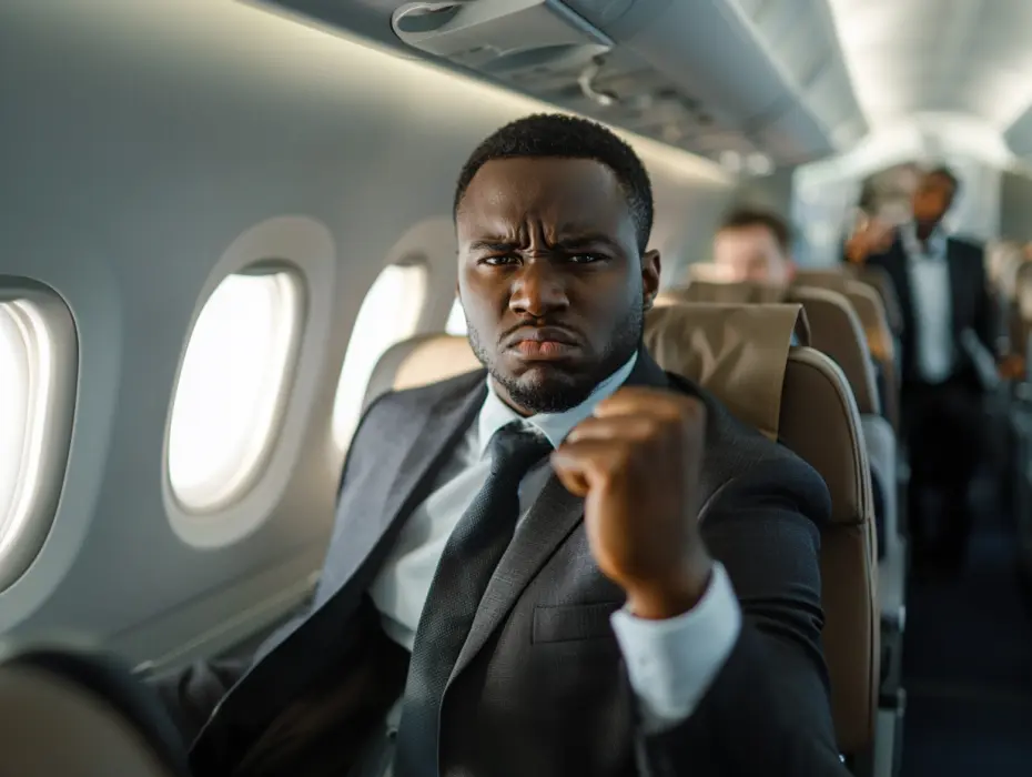 This Man Had Enough Of Seat-Kicking Kid But When He Turns Around He Discovers An Unexpected Twist