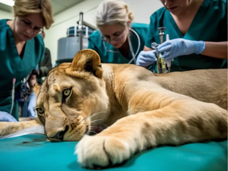 Lion Seeks Help from Photographer - The Unbelievable Truth Revealed