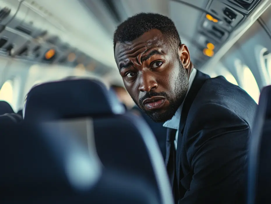 This Man Had Enough Of Seat-Kicking Kid But When He Turns Around He Discovers An Unexpected Twist