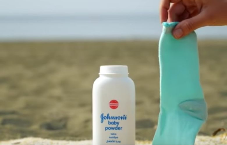 Why you will take an old sock and baby powder to the beach from now on