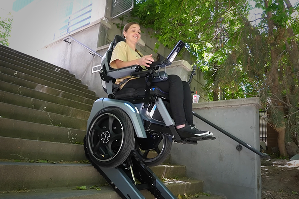 This Is The Worlds Most Advanced Wheelchair (It Can Climb Stairs!)