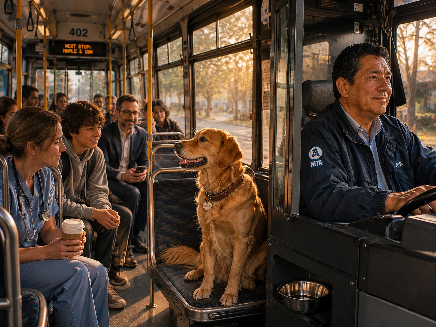 Dog Waits at the Bus Stop Every Day – Bus Driver Finally Learns the Touching Reason Why