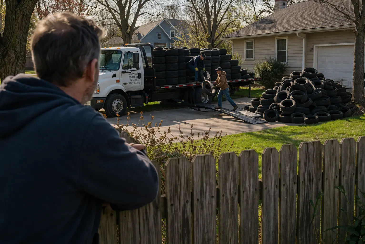 Everyone Mocked Him for Filling His Yard With Tires — Then They Found Out Why
