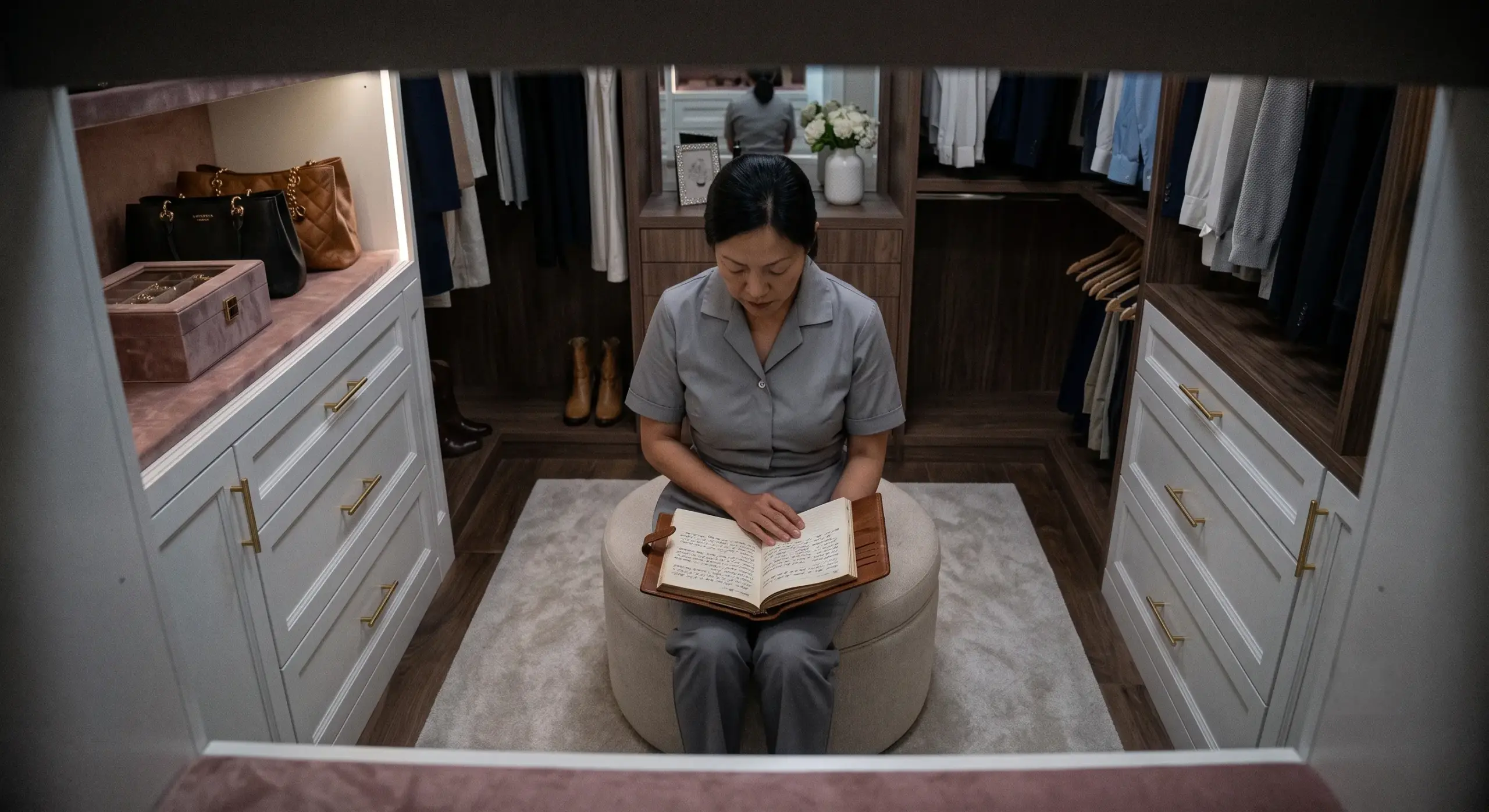 Maid Kept Slipping Into the Walk-In Closet Every Day. When the Homeowner Saw the Camera Footage, She Burst Into Tears.