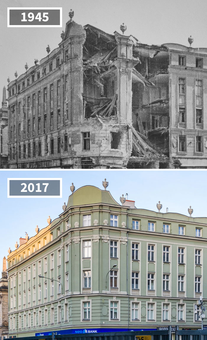 These photo's were taken 100 years apart and it's crazy how much the world has changed!
