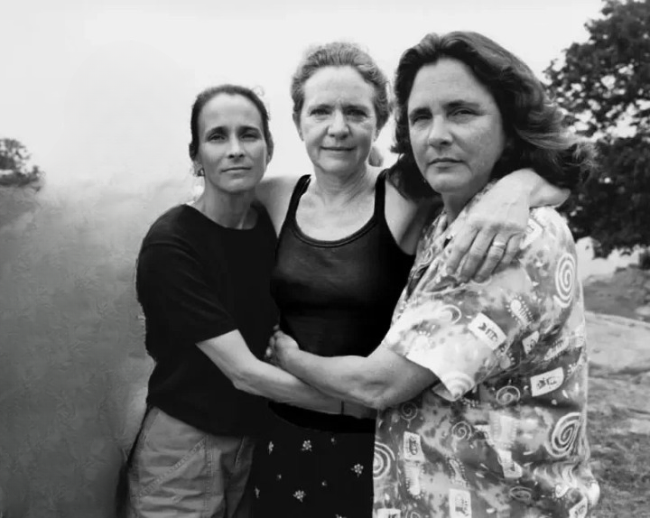 Identical triplets take the same birthday picture for 33 years
