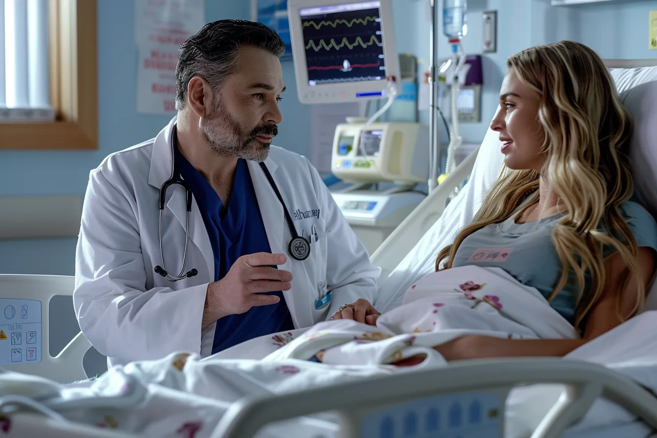 2 Weeks After Giving Birth To Triplets, Mom Felt Sick - When Doctor Sees Ultrasound He Says: "I'm Sorry"