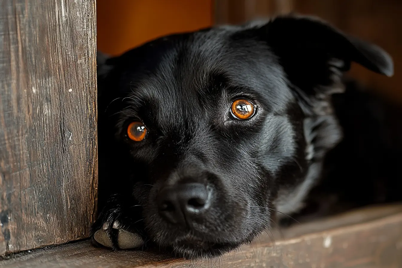 Dog Keeps Staring At Wall- Neighbour is Horrified by the Uncovered Truth