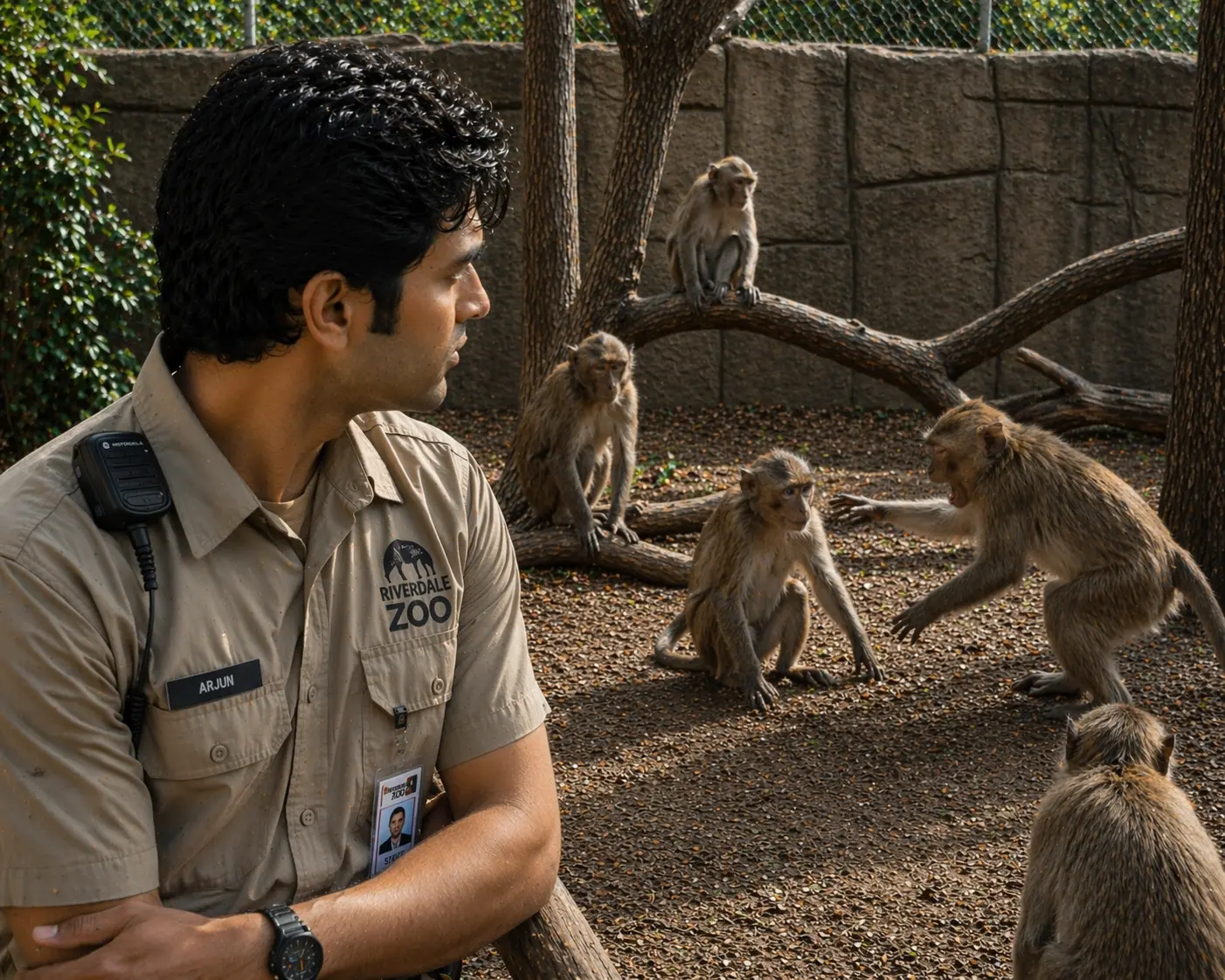 This Baby Monkey Fell Into a Lion Enclosure—What Happened Next Had Everyone Holding Their Breath