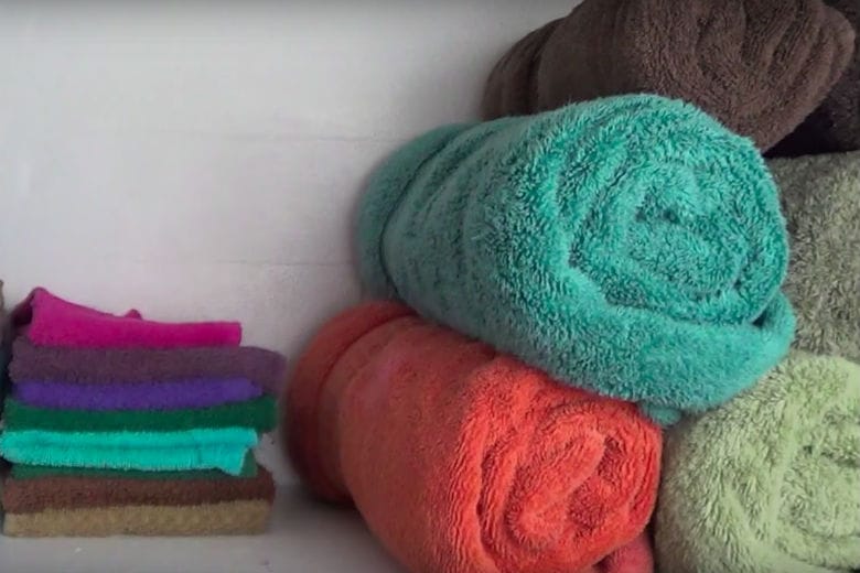 Why you shouldn't fold your towels and what to do instead