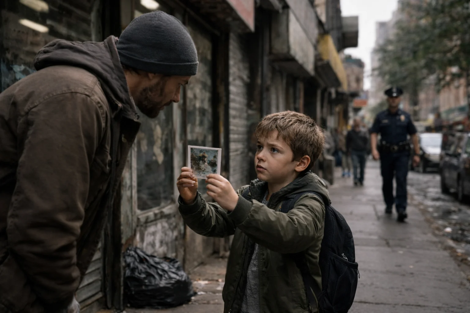 Cop Secretly Follows Lost Boy, Then He Bursts Into Tears When He Sees…