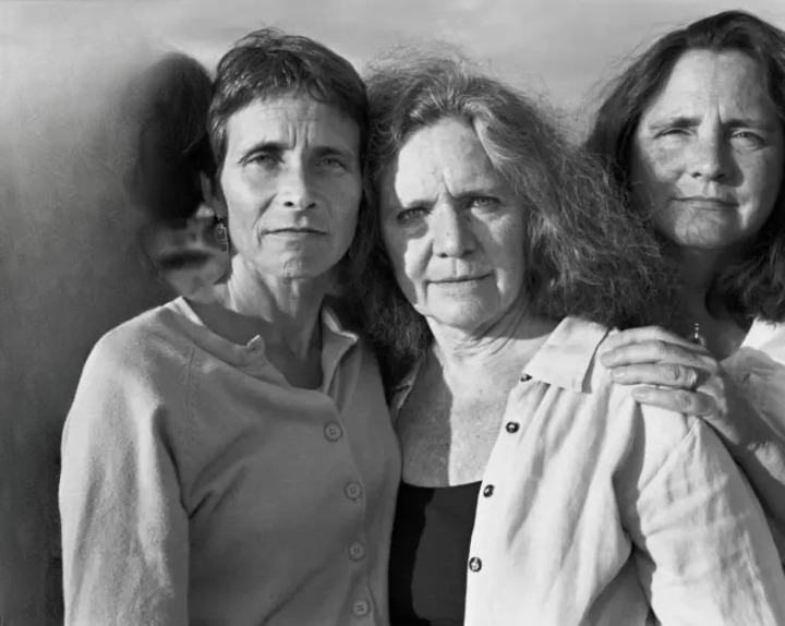 Identical triplets take the same birthday picture for 33 years