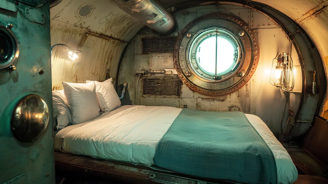 Young Couple lives in a Submarine - take a look inside!