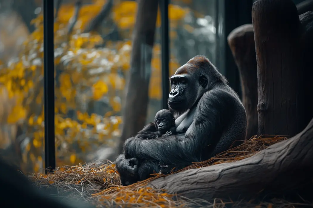 Pregnant Gorilla's Ultrasound Reveals a Dark Secret