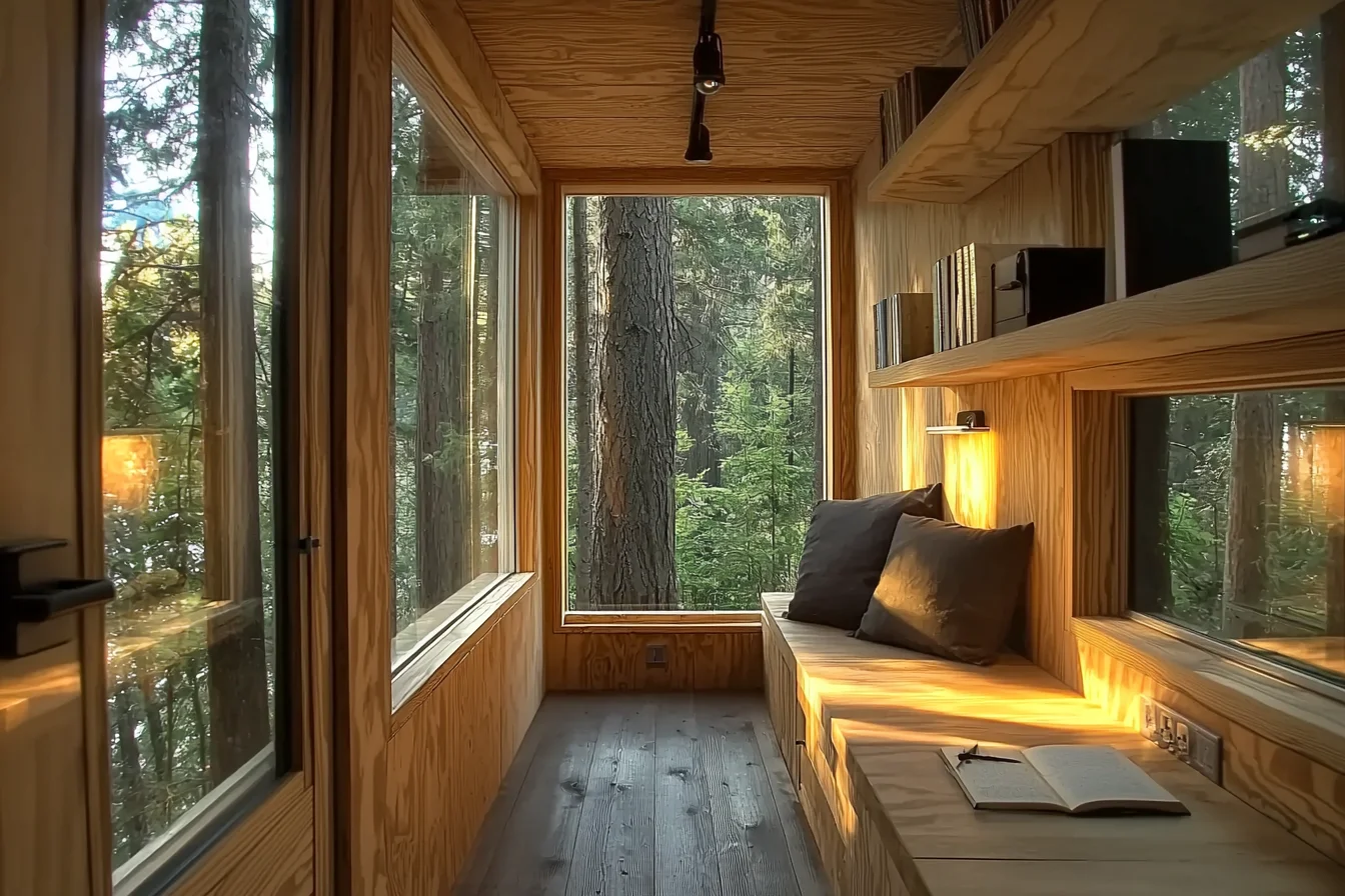 You think it's just a regular container in a tree, but wait until you see the inside!