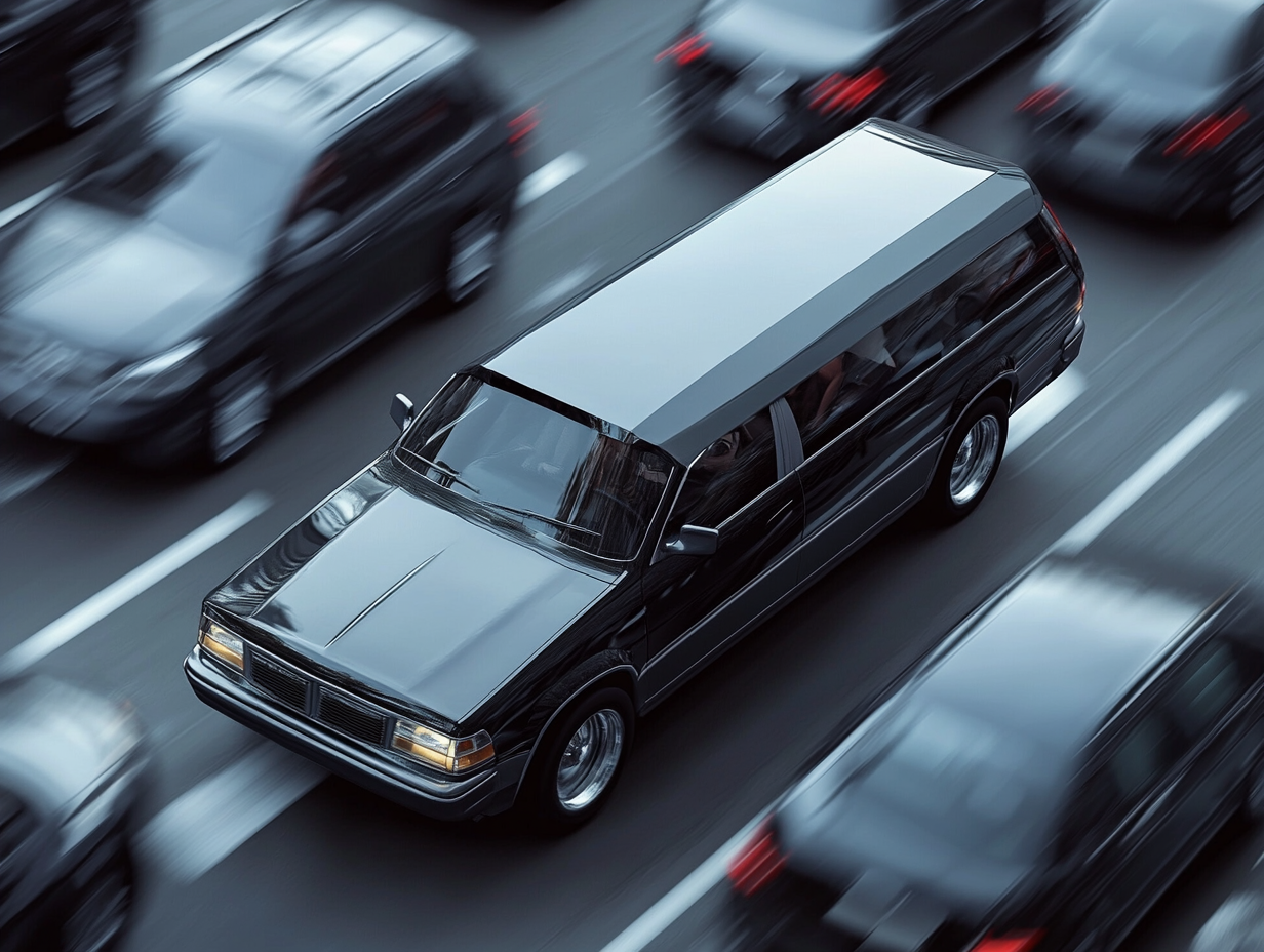 Caught at 146 km/h in a Hearse: Traffic Check Spirals Out of Control