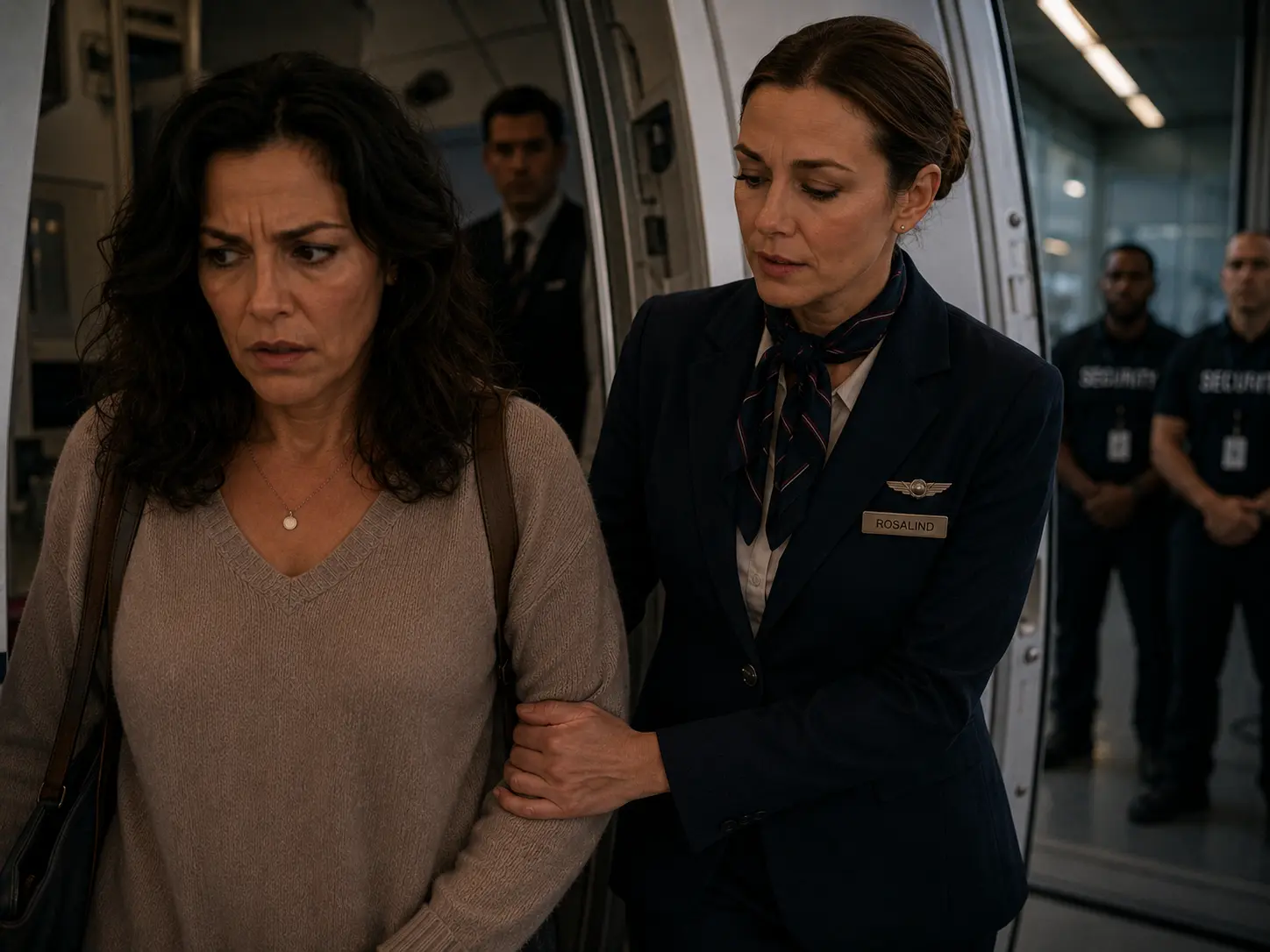 The Flight Attendant Kept Glaring at Me – Then She Slipped Me a Note That Made My Blood Run Cold 