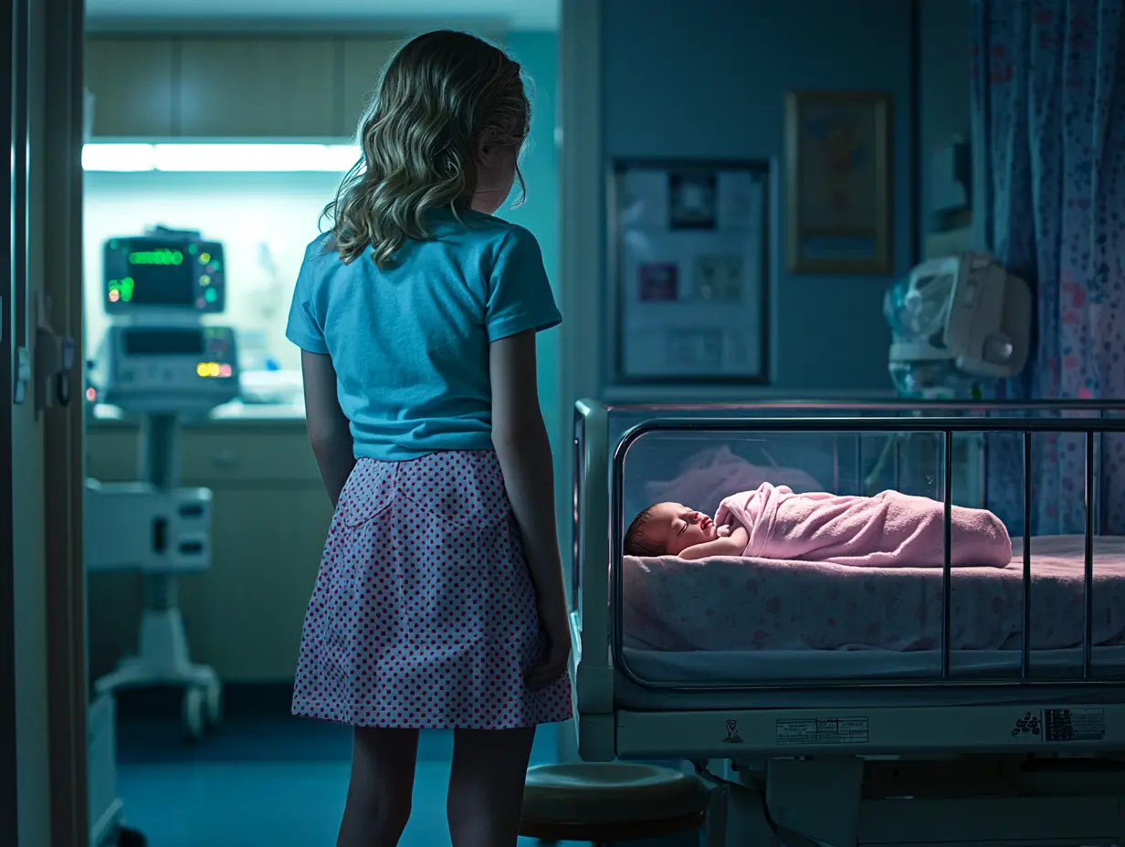 When She Met Her Newborn Sister and Cried, ‘That’s Not My Sister,’ Her Father Began to Question Everything