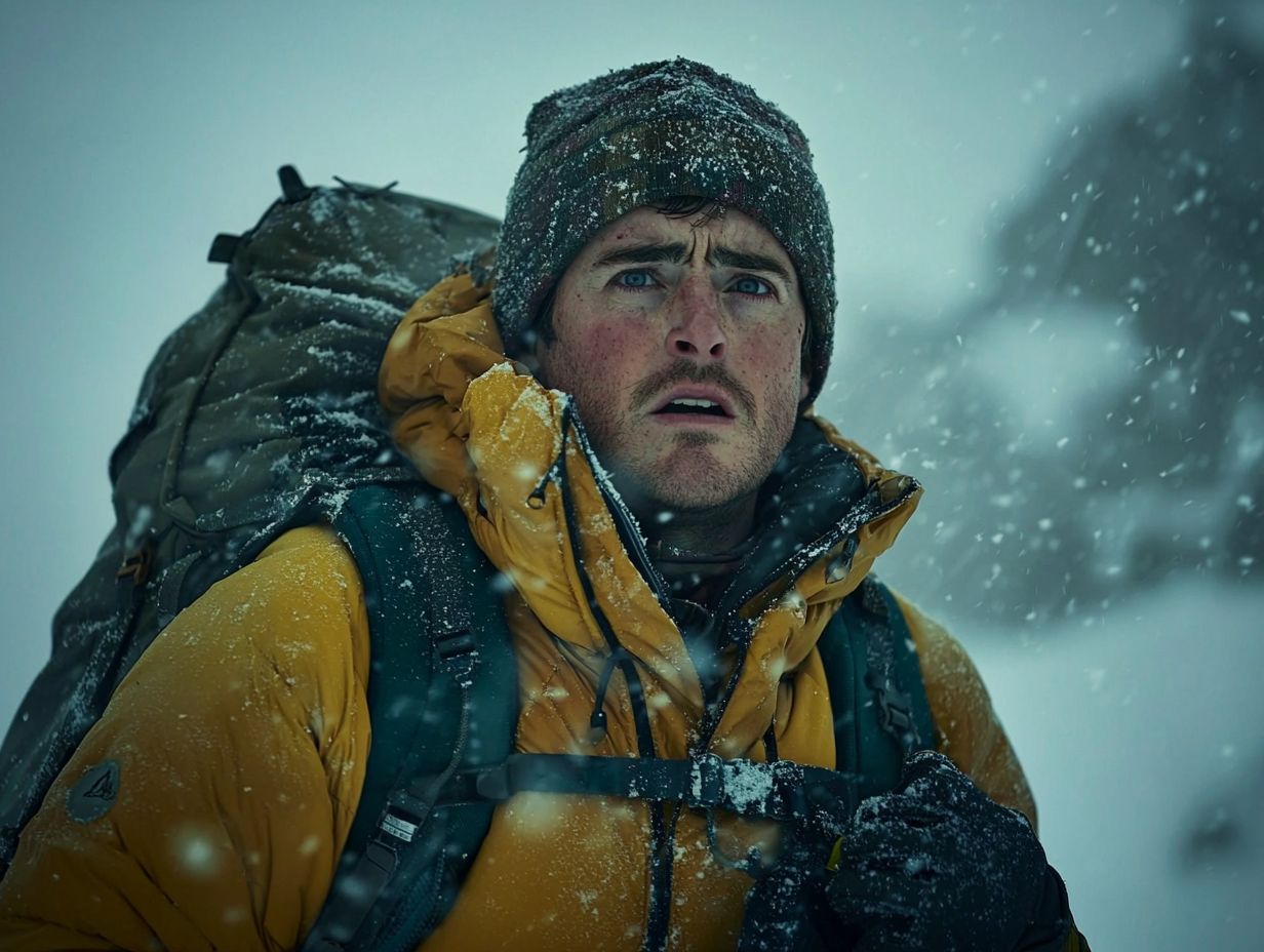 Desperate Man Lost During A Blizzard – Then He Noticed Eyes Watching Him
