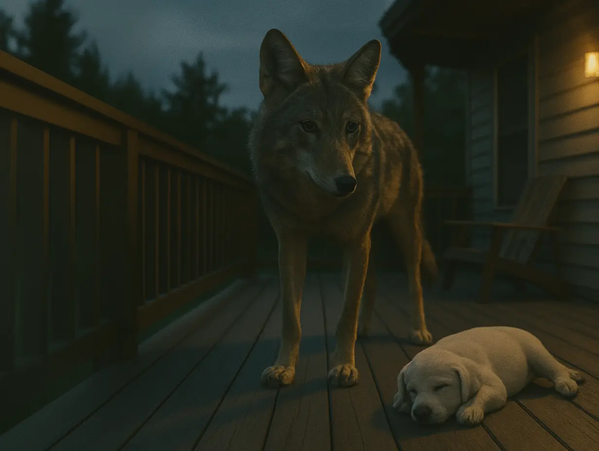 Coyote Snatches Puppy From Yard – What the Neighbors Discover Will Blow Your Mind!