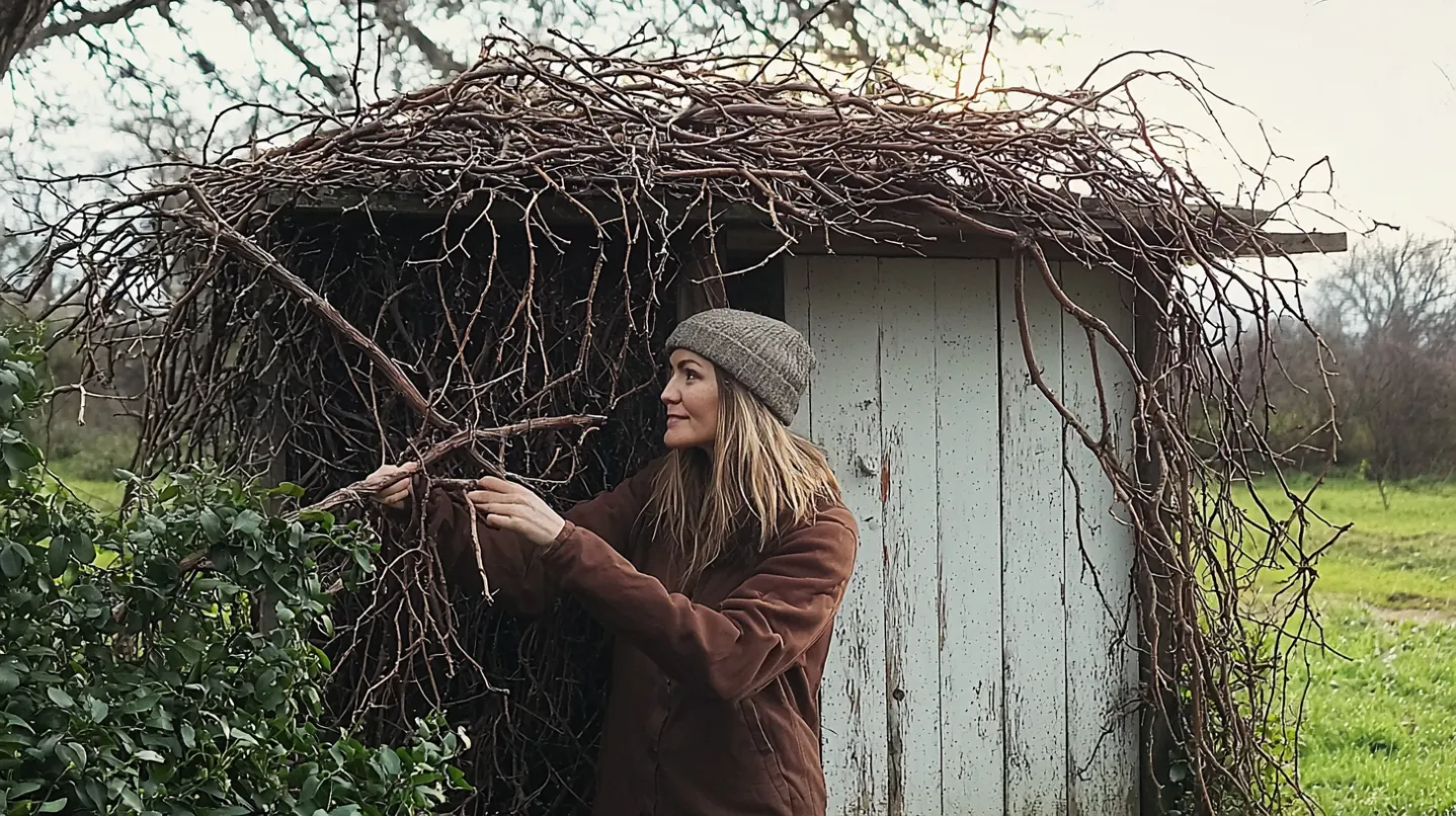 This Young Woman Lives in Old Overgrown Shed – But Wait Until you see Inside!