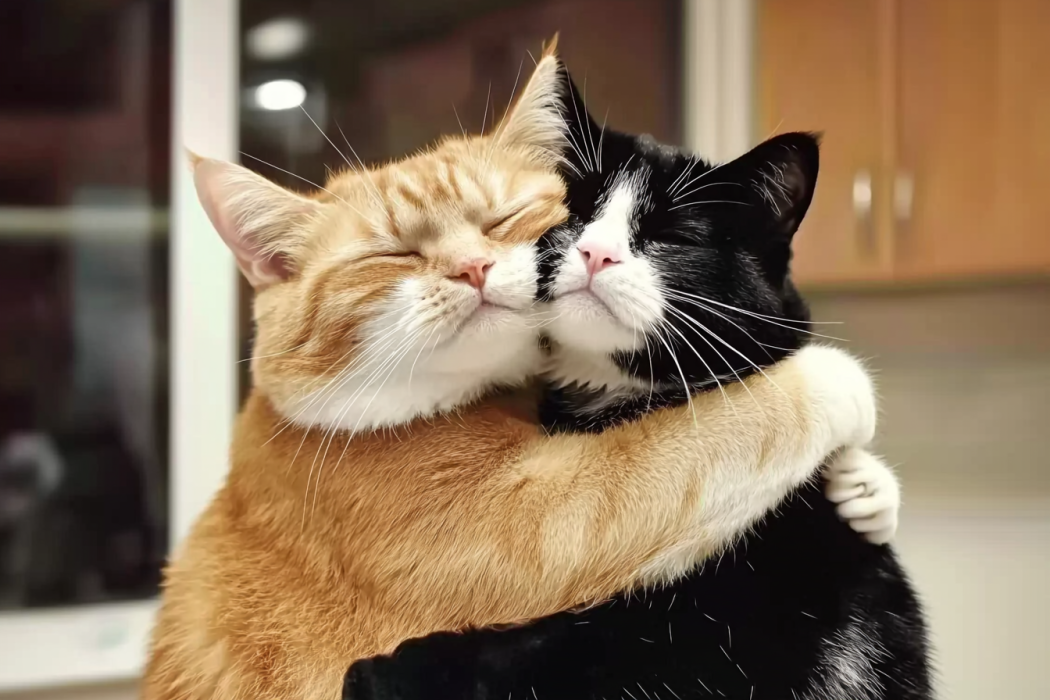 Cat Keeps Hugging Friend Before Being Put To Sleep – The reason behind it will make you go pale!