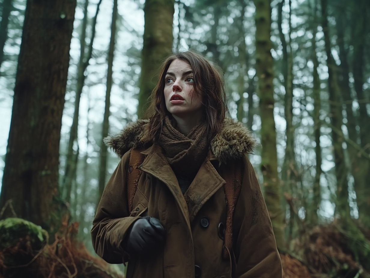 The Moose Approaches A Woman, and She Decides to Follow 
